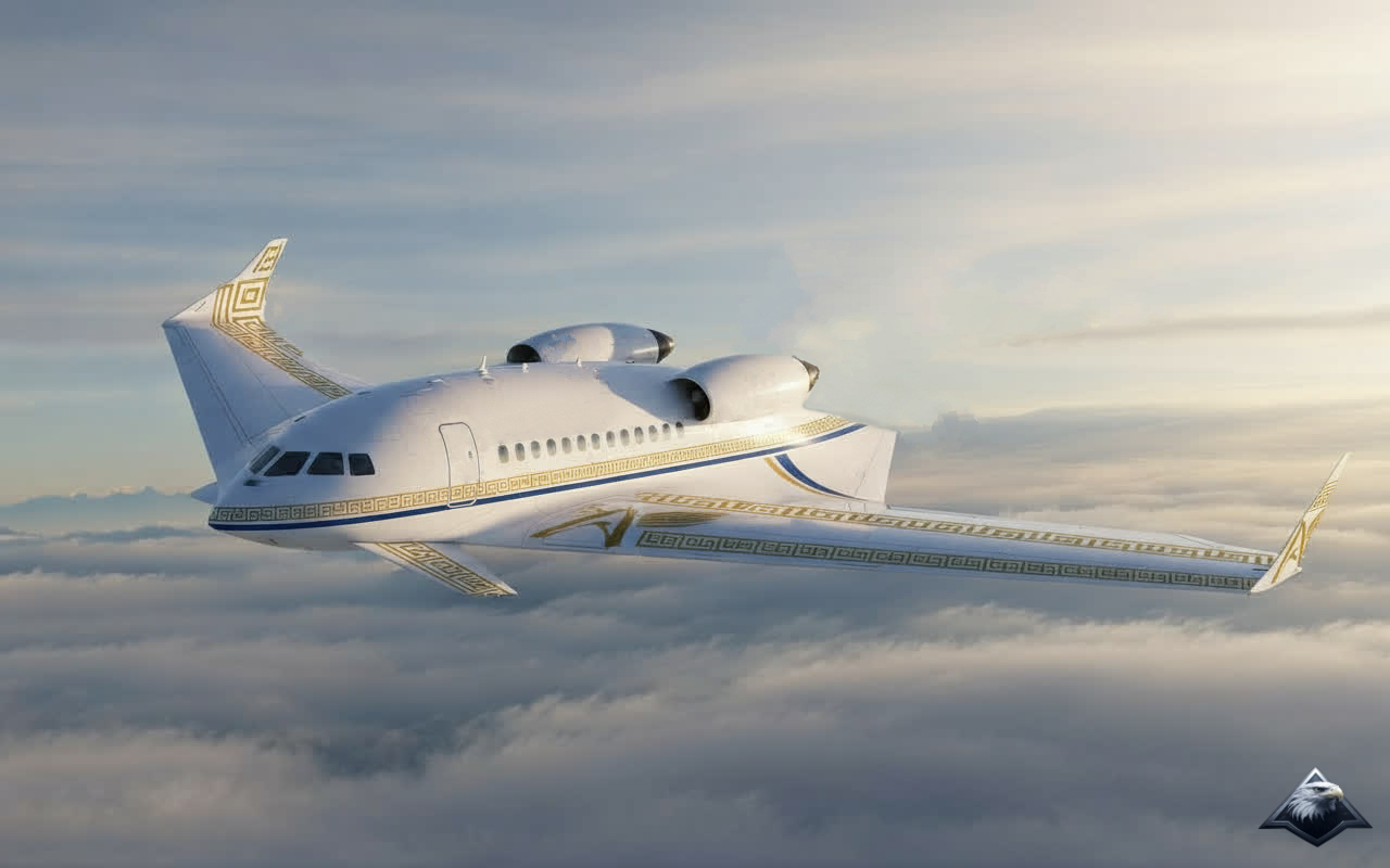 StarGate high-speed flying-wing business jet concept